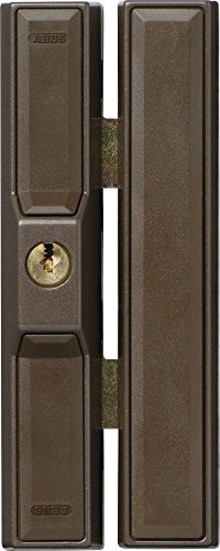 ABUS FTS88 additional window security lock - window lock with 2 interlocking steel bolts, individually keyed - ABUS security level 9 - 10754 - brown on sale